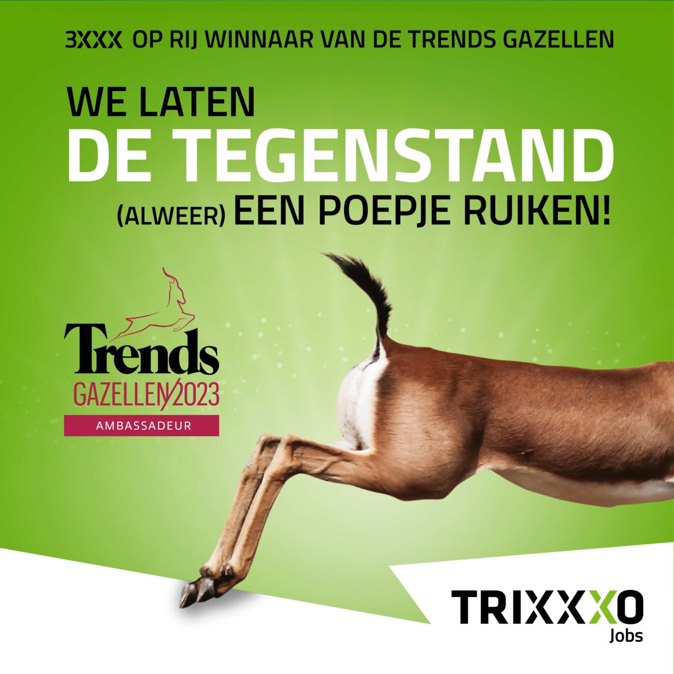 Communicatiecampagne: We laten de tegenstand (alweer) een poepje ruiken