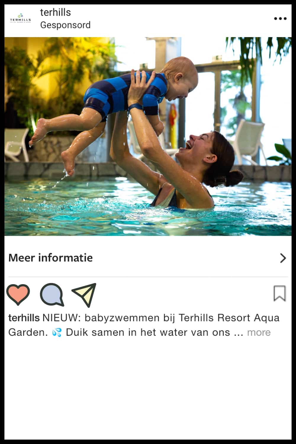 Advertentie babyzwemmen